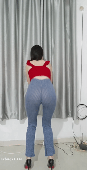 抖音骚主播 小英子 顶B骚舞巴拉豆 瑜伽裤拉丝展示-4【5V】【1.56G】 4