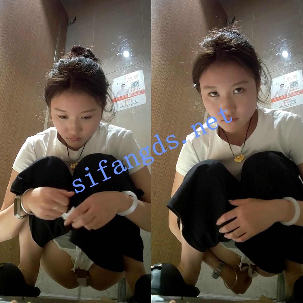 ❤️【厕拍】全景前拍 小姐姐往逼里塞遥控跳蛋（合集） 12