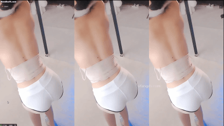 【虎牙 白千涵】双视角 交叉衣脱抹胸骚舞 揉大奶 脱衣服【2V】【350M】 2