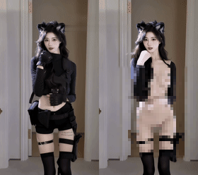 【重磅】五月儿 林霸天 乌苏苏 章鱼贼 AI裸舞对比 超真实【4V】【587M】 35