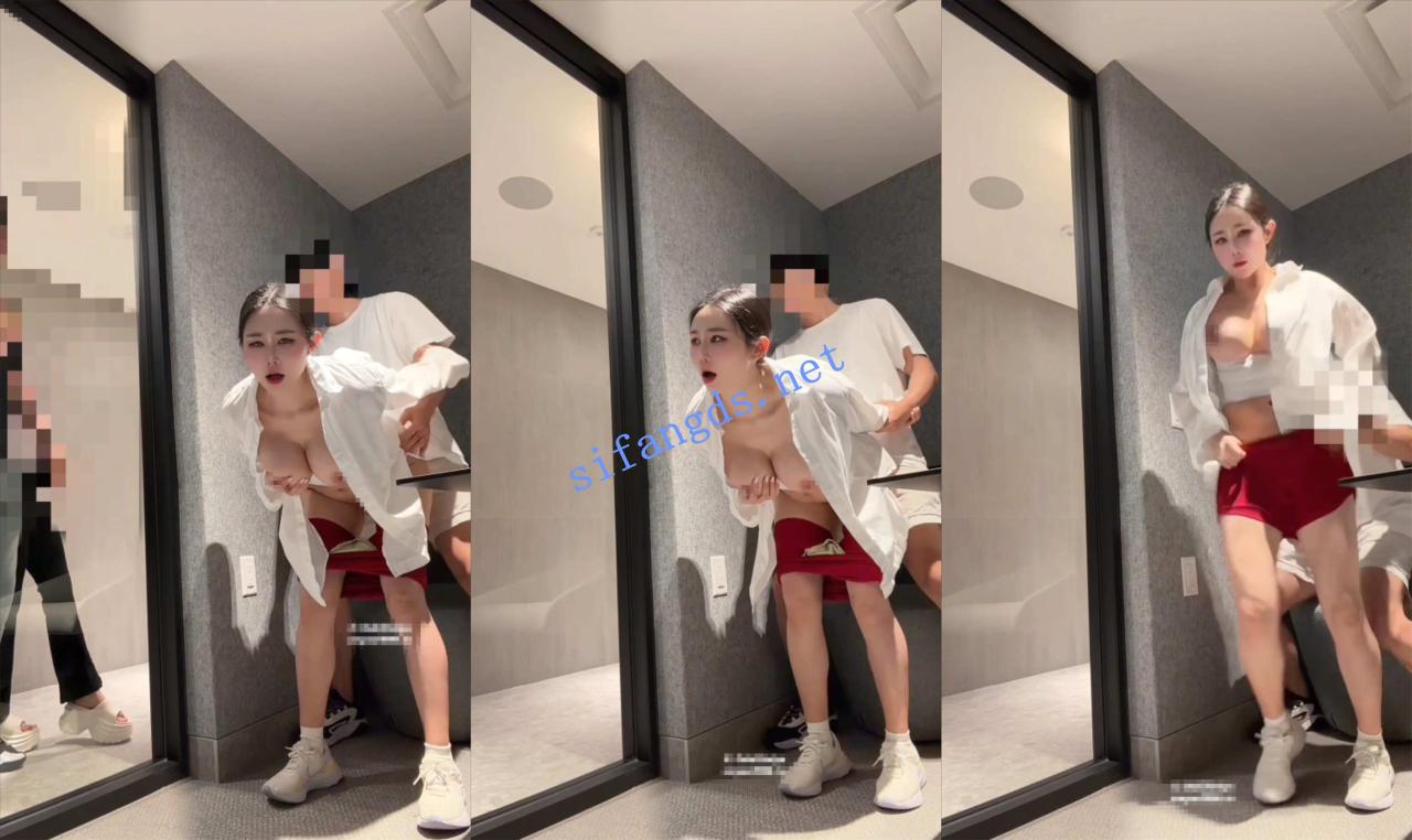 【汐梦瑶】《玻璃临时休息房》做爱被偷看立马吓得提裤子 5