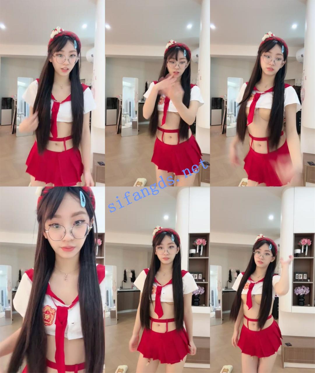 经典斯文女孩~【精品粉宝宝】学生装制度~太美了~道具自慰 1