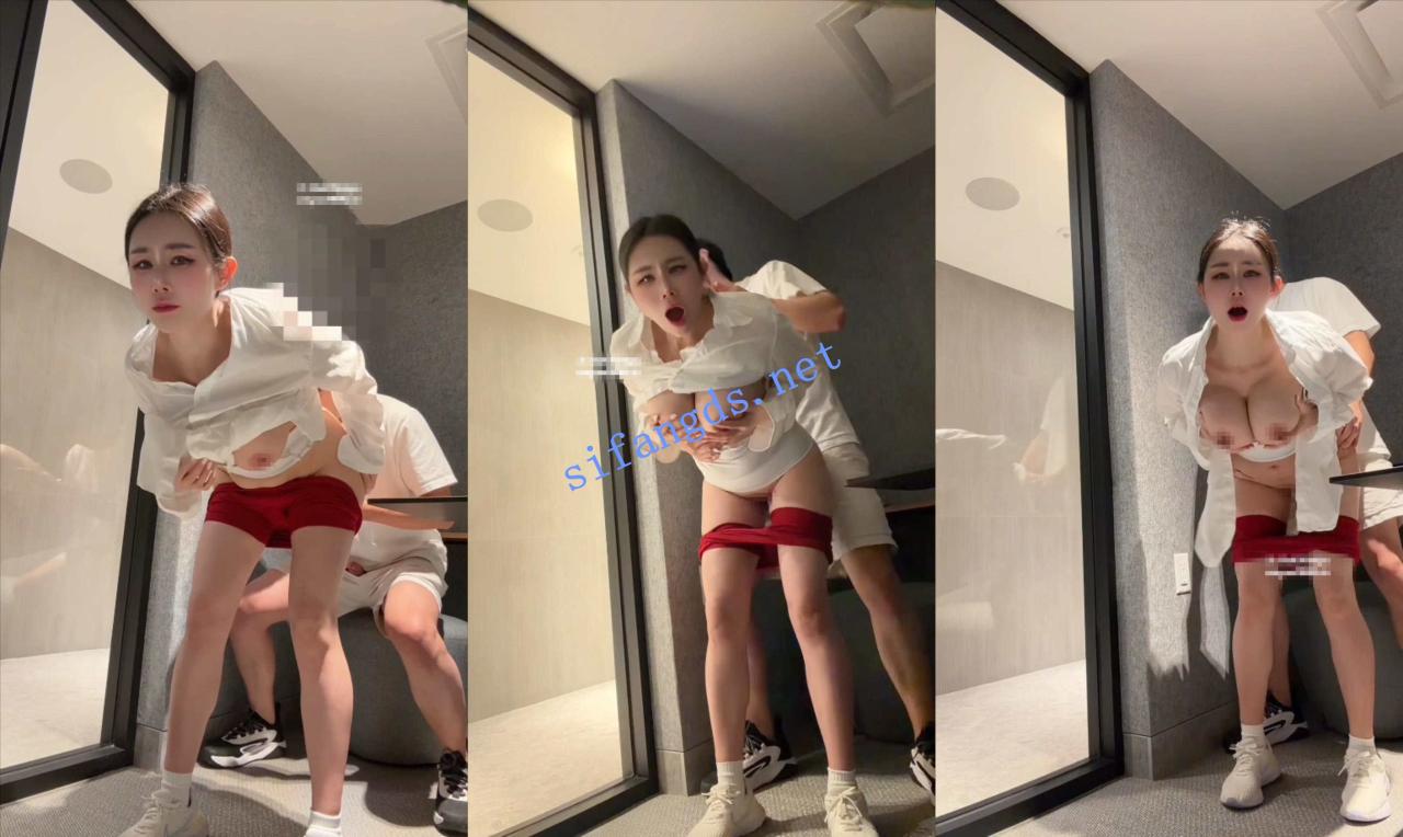 【汐梦瑶】《玻璃临时休息房》做爱被偷看立马吓得提裤子 6