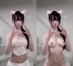 【核弹】AI裸舞，大神级制作，抖音极品小姐姐们裸舞对比 2