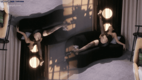 【虎牙 白千涵】双视角 交叉衣脱抹胸骚舞 揉大奶 脱衣服【2V】【350M】 8