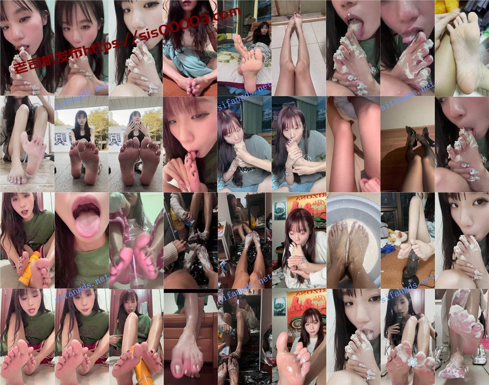 抖音丨💖长腿嫩妹  付费定制私拍足控剧情福利合集 45V 2h 1