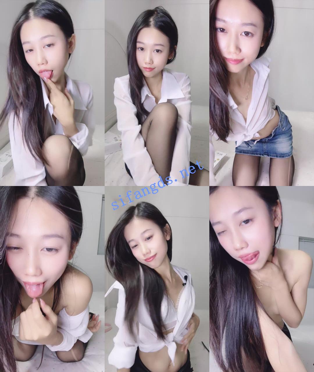 【哥哥叫我乖乖】顶级校花女神~制服诱惑~掰穴特写~道具 1