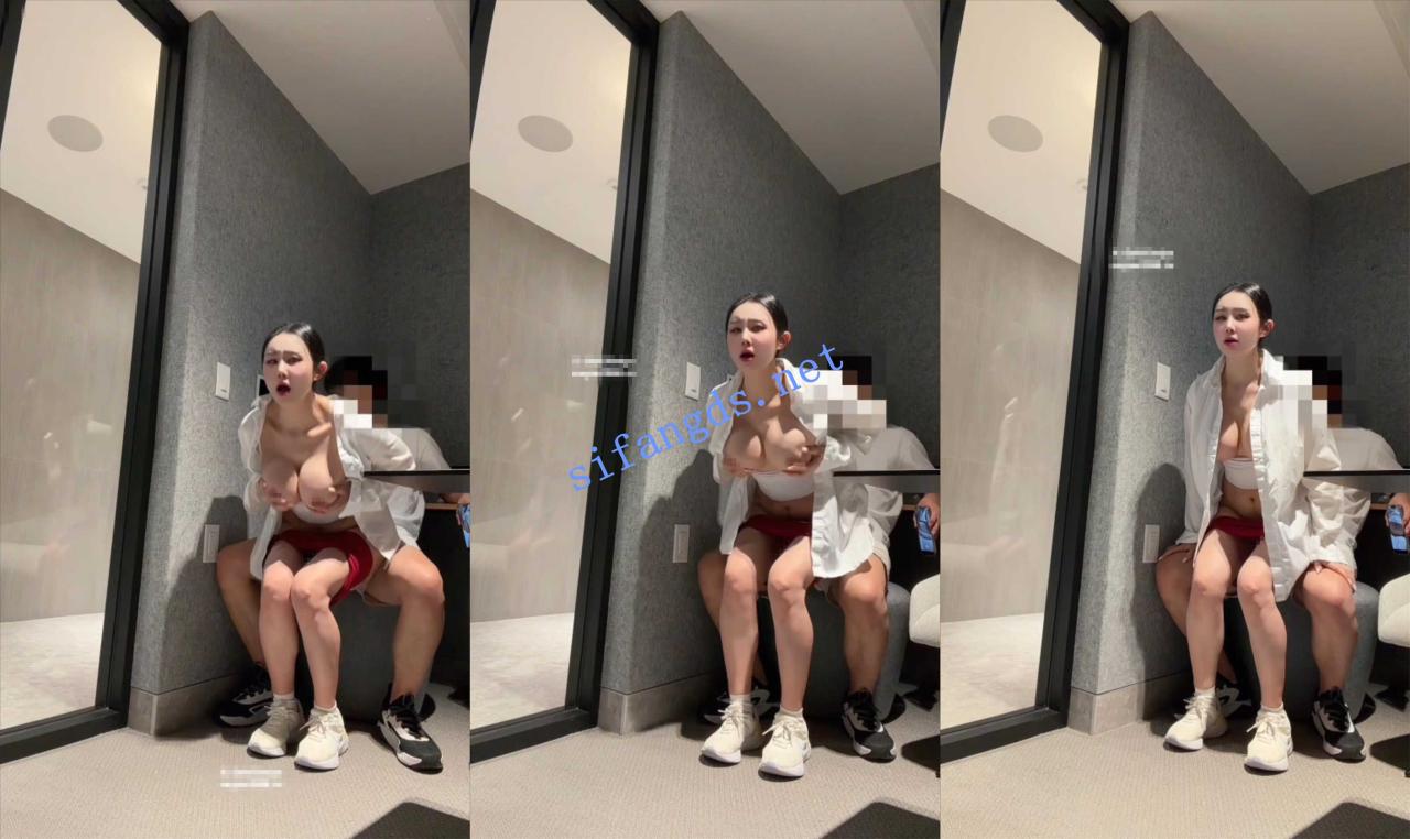 【汐梦瑶】《玻璃临时休息房》做爱被偷看立马吓得提裤子 2