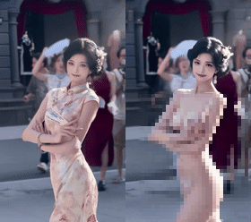 【重磅】五月儿 林霸天 乌苏苏 章鱼贼 AI裸舞对比 超真实【4V】【587M】 32