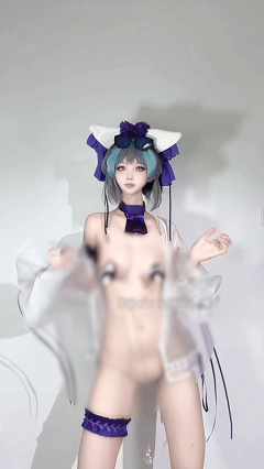 推特新晋顶级COS 希尔薇 10月最新COS柴郡反差裸舞沐浴【10V】【202M】 7