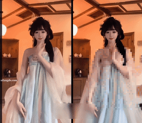 【Ai重磅】30分钟版本 轩子巨兔等8位网红AI脱衣对比 2K超清【8V】【12.1G】 11