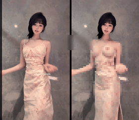 【Ai重磅】30分钟版本 轩子巨兔等8位网红AI脱衣对比 2K超清【8V】【12.1G】 15