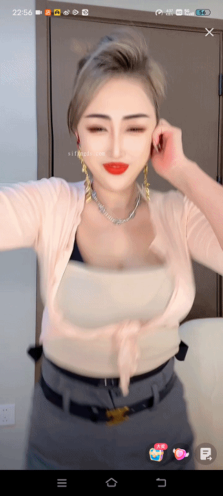 【抖音福利】大奶社会精神姐【訢】裸舞直播间抖奶【21V】【210M】 3