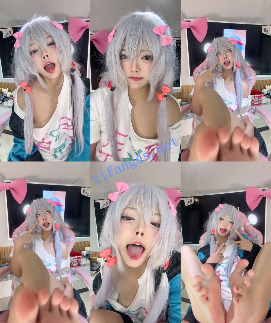 二次元校花！美到炸！尺度突破~【张婉萌】双洞齐开！爽飞~ 6