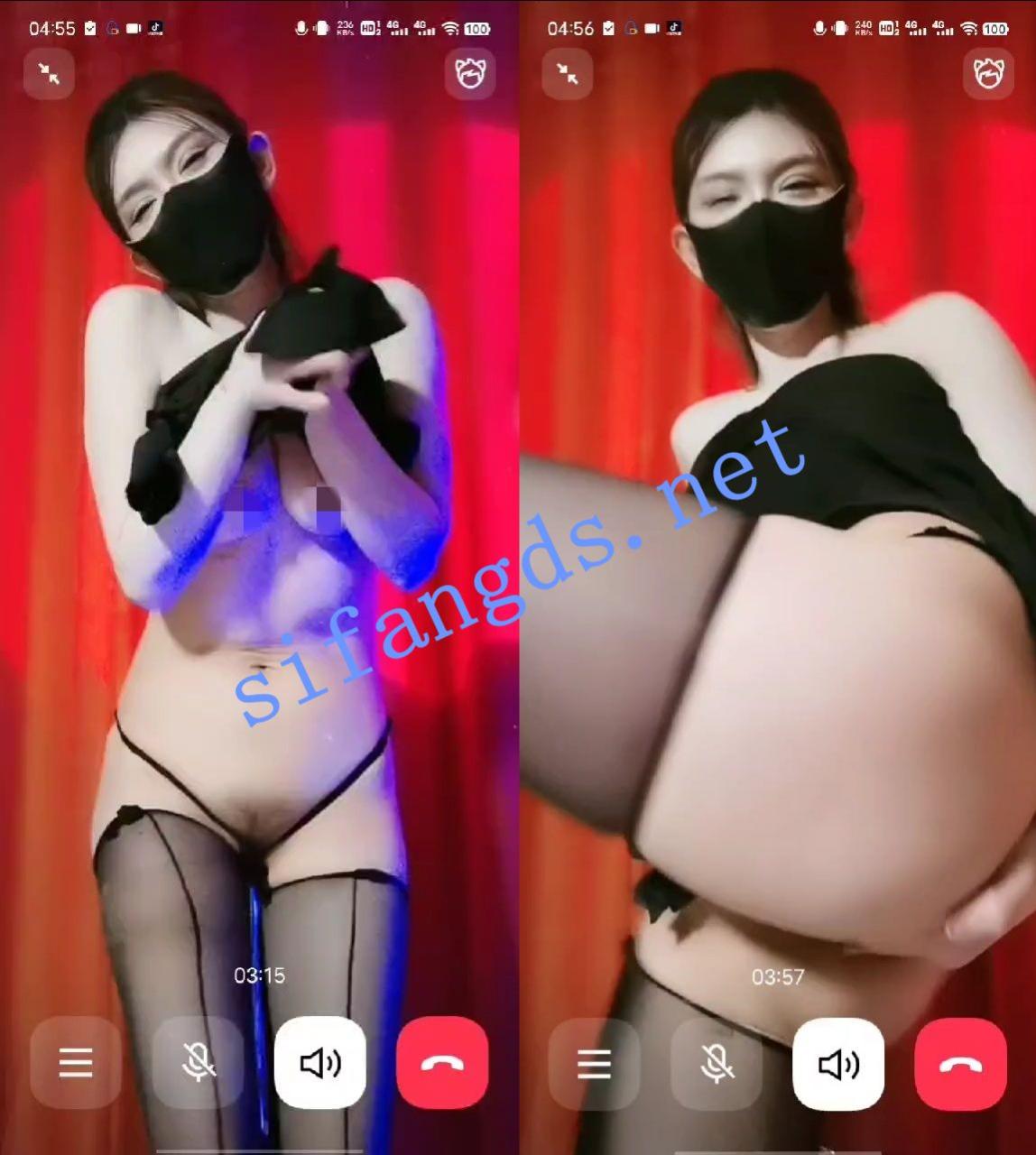 【抖音】小娜 娜吖 一对一 骚舞 漏逼 2V 3