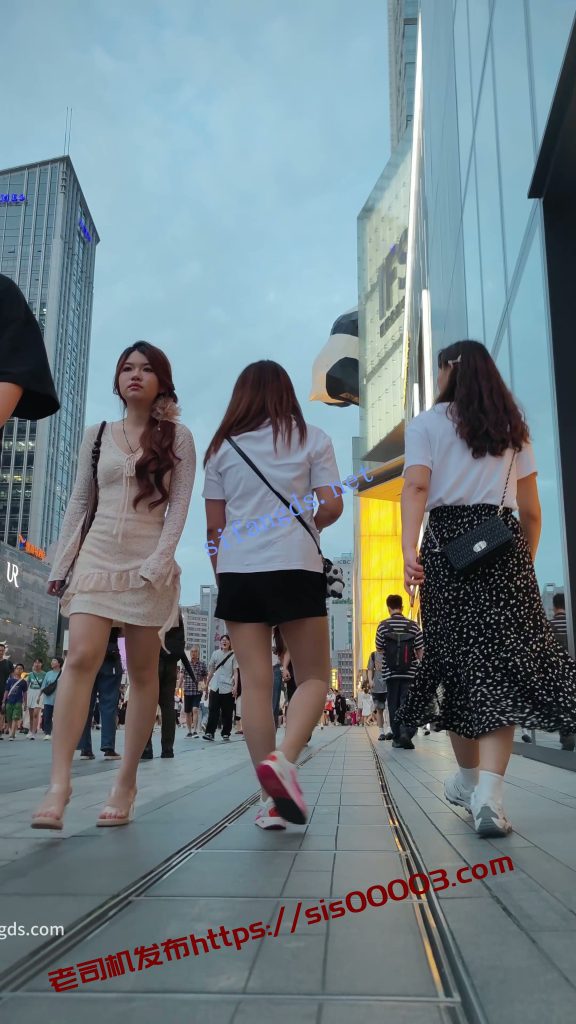 【CSCD】粉色连衣裙美女和朋友逛街，黄色内内带翅膀【1V】【863M】 4