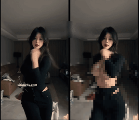 【AI重磅】抖音网红 小白菜晚上好 一只77 脱衣舞蹈日常对比【2V】【1.67G】 11