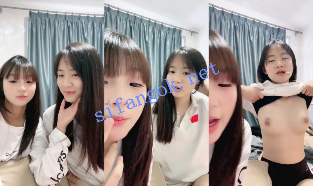 07双人童颜巨乳小姐妹下海！双人收费大秀互相舔弄高潮喷水 1