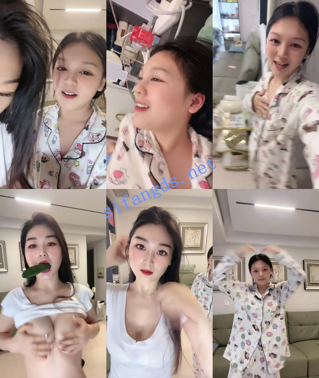 天花板双胞胎~【极品浪浪】服侍大佬~三人斗地主玩游戏互舔 4