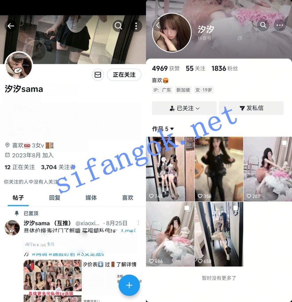 抖音推特超可爱女S-汐汐 高价定制福利及1V1变小母狗自慰【4V】【488M】 1