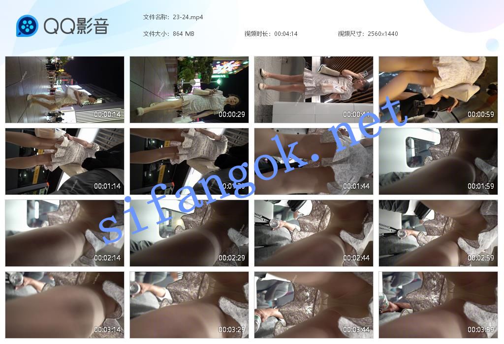 【WaltzCD】华尔兹2023系列之24碎花裙肉丝腿妹【1V】【864M】 5