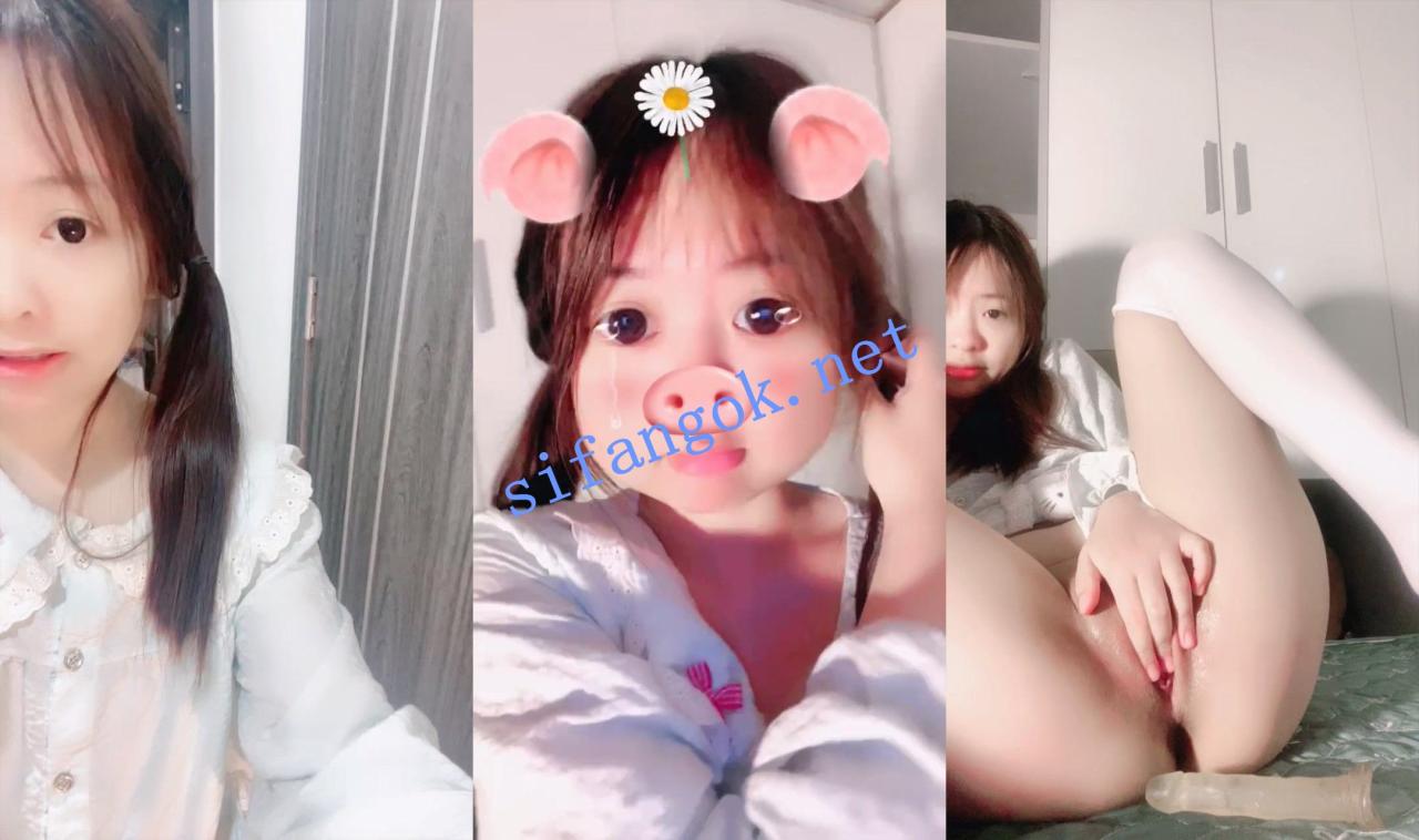 【极品妞妞】清纯小萝莉~白虎肥逼~道具自慰流白浆~特写 1