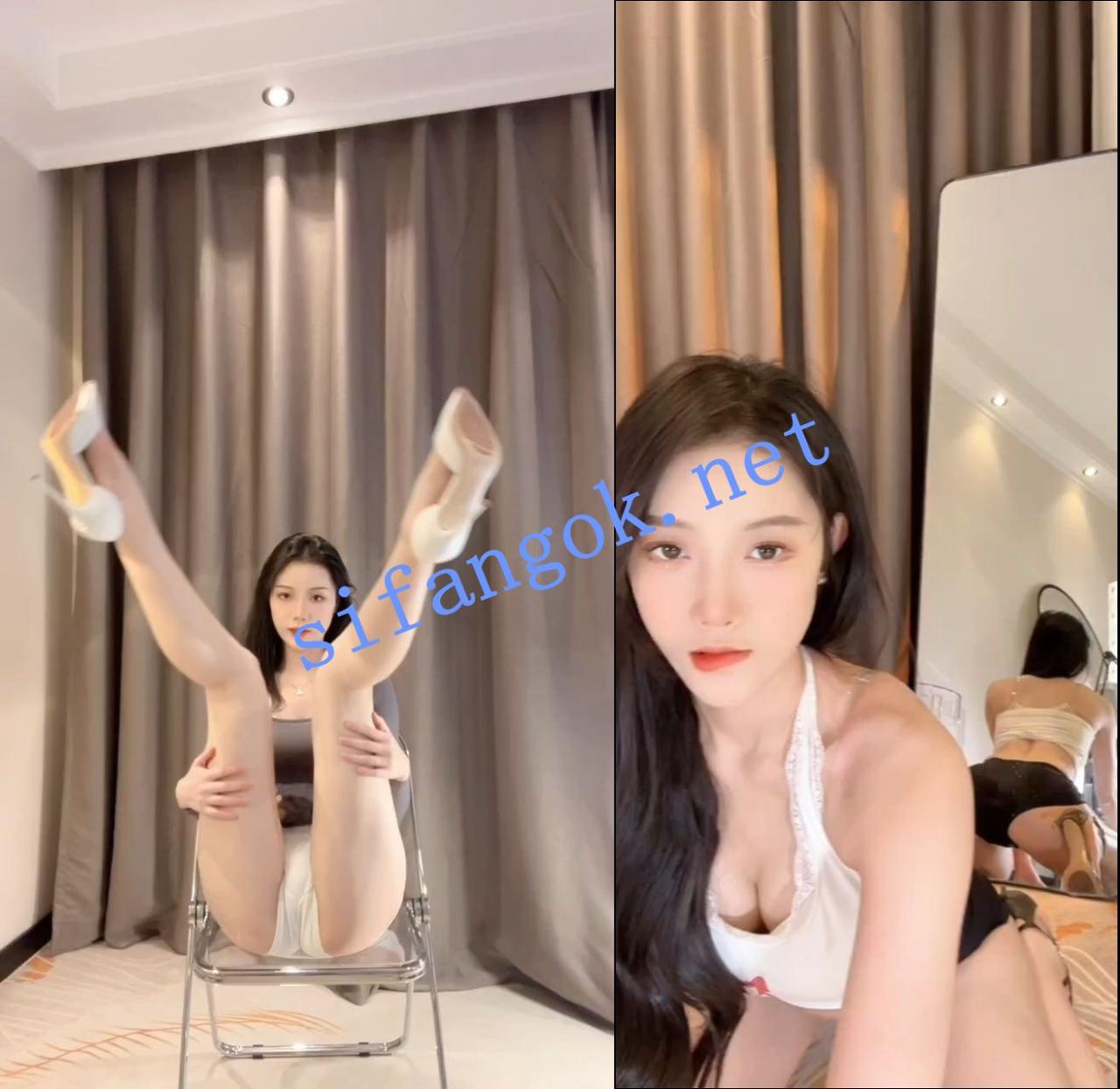 【抖音】圈圈吖 百万粉丝 M腿后入姿势 定制骚舞 9V 1