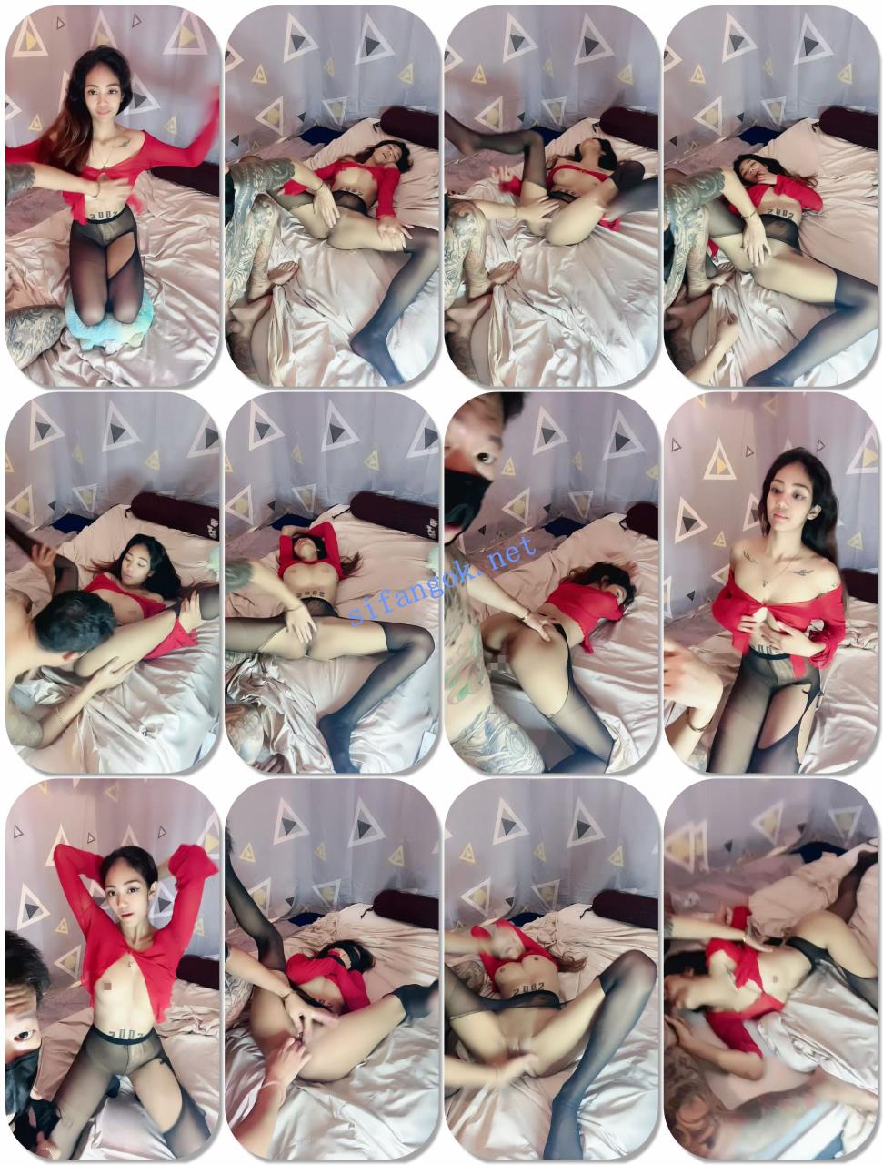 ██尤物啊！【摇摇】咪咪好大超级棒，纹身大哥爆插小妹4 5