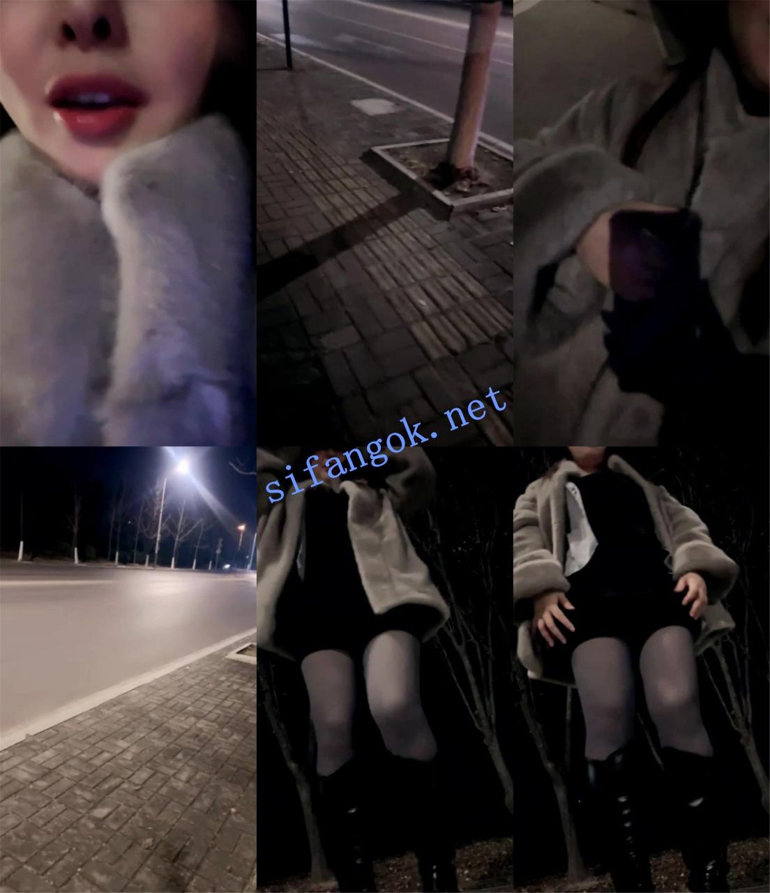 半夜户外大扫荡~【户外随机勾搭】路边公测干了2炮~回家了 1