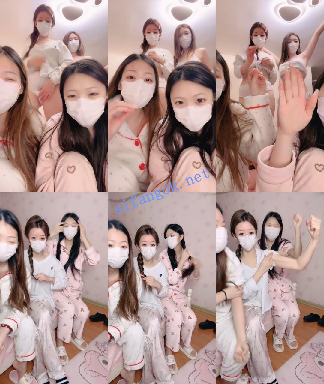 ☑️推荐！四个大学生~【闺蜜至上】裸舞~叠罗汉~互玩~爽~！ 1