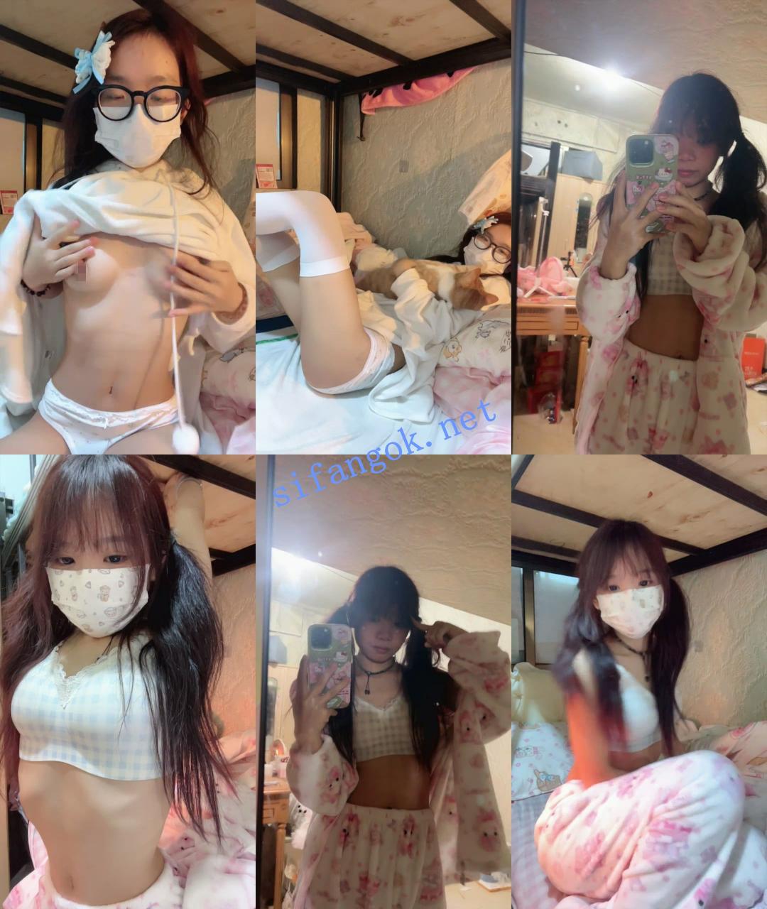 ██宿舍学生妹！【冻死小呆】在校大学生，各种礼物露出 6