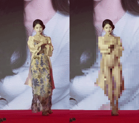 【核弹】AI裸舞大神级制作最新100多位主播 正常+AI舞蹈对比【306V】【2.71G】 16