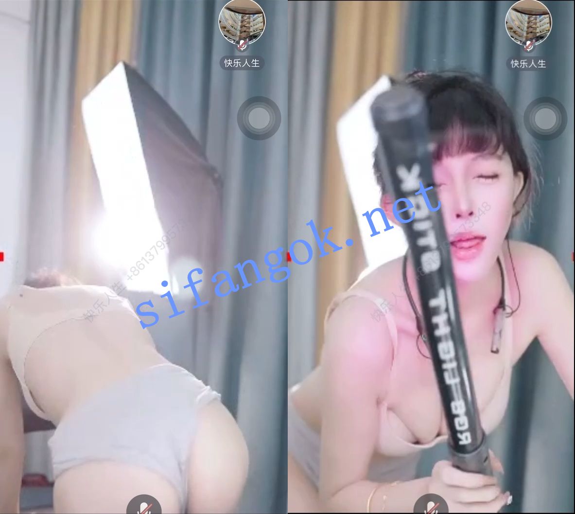 【B站】罉指导 情趣内衣 打榜会议直播 礼物转场 3V 2