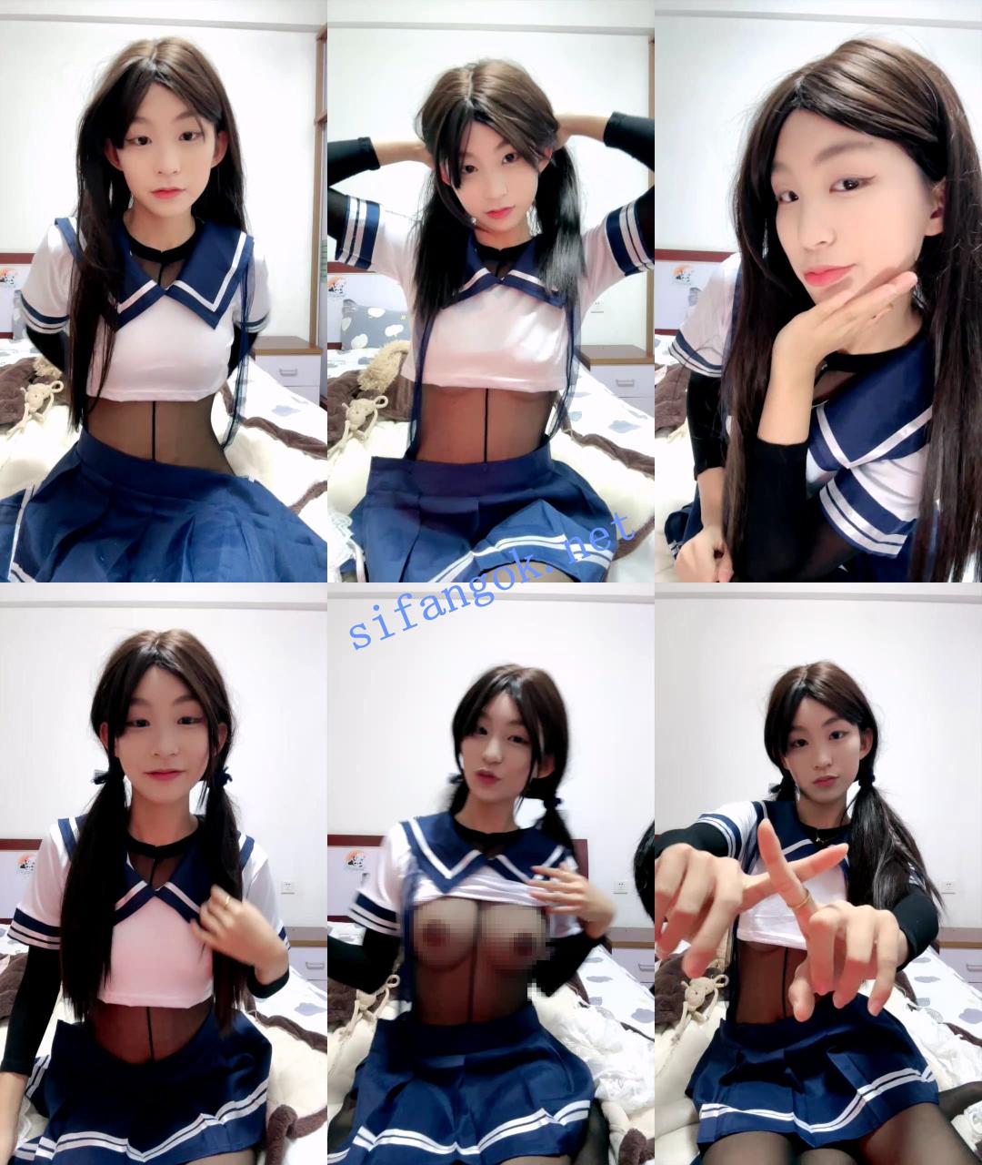 【清纯又温柔】G奶学生妹下海~性感睡衣走秀~裸聊掰穴自慰 1