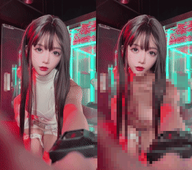 【核弹】AI裸舞大神级制作最新100多位主播 正常+AI舞蹈对比【306V】【2.71G】 14