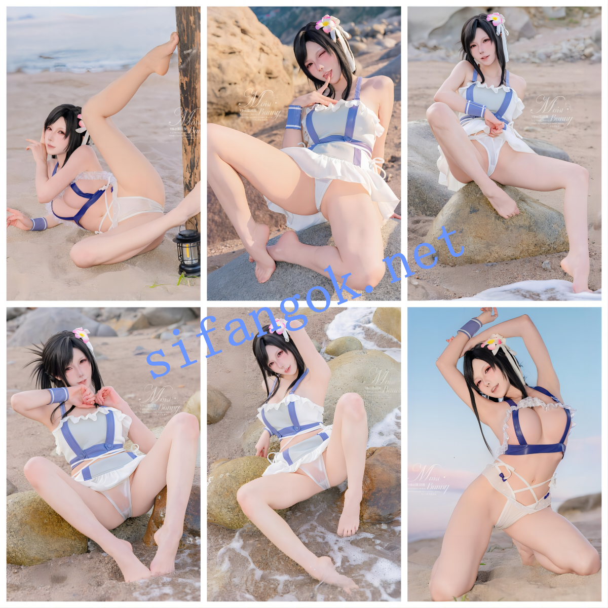 B站 Yiko湿润兔 咬一口兔娘】泳装限定作 三套尺度写真合集【249P】【5.78G】 2