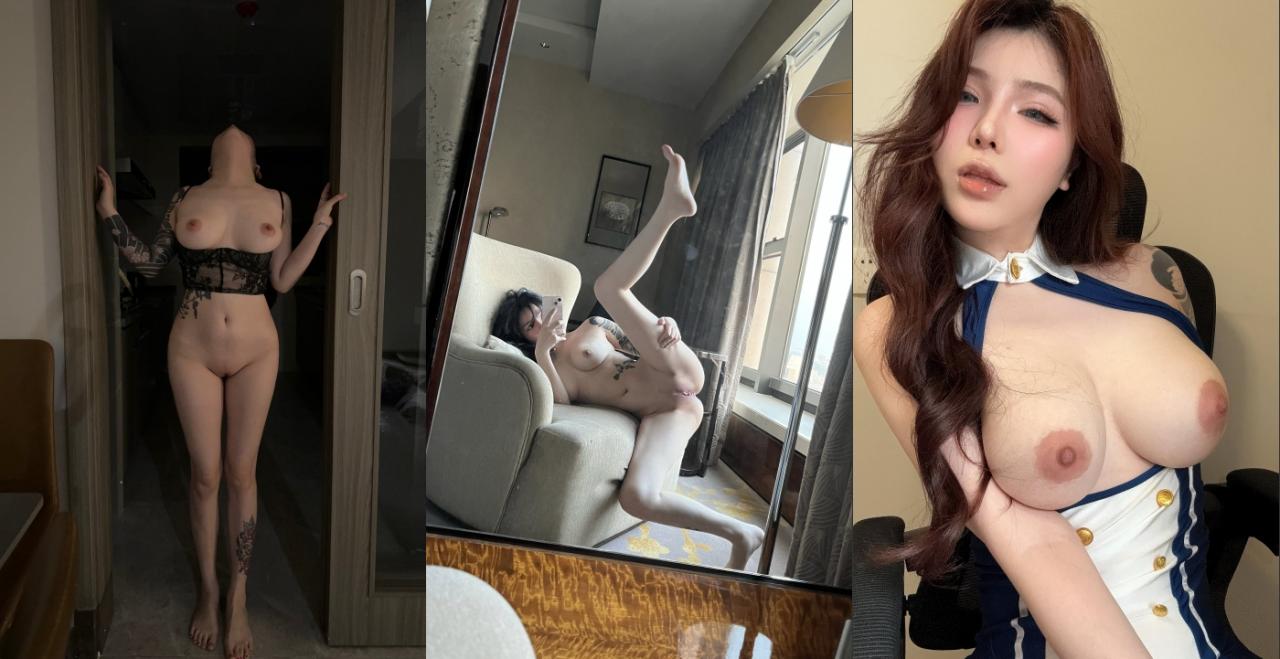 推特炒面王超顶级巨乳翘臀花臂御姐不雅露脸私拍，和金主啪啪自慰无毛多水鲍鱼【24V】【268M】 9