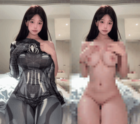 【核弹】AI裸舞大神级制作最新100多位主播 正常+AI舞蹈对比02【336V】【2.83G】 16