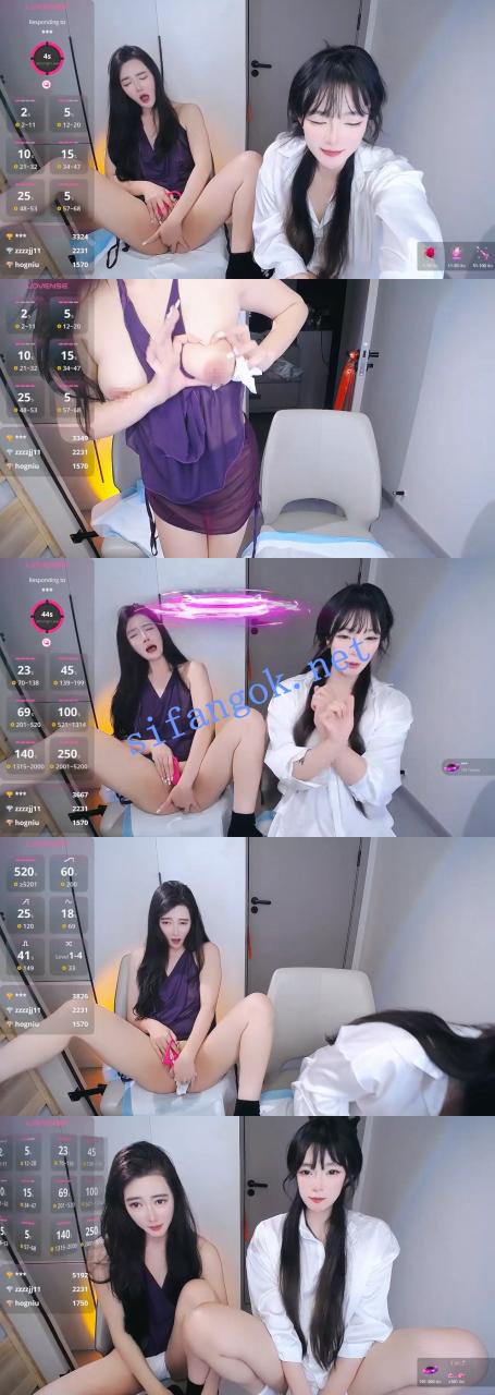 √~北北与小年糕 俩美女~【Kivcaluck】姐妹齐扣逼~喷水~ 3