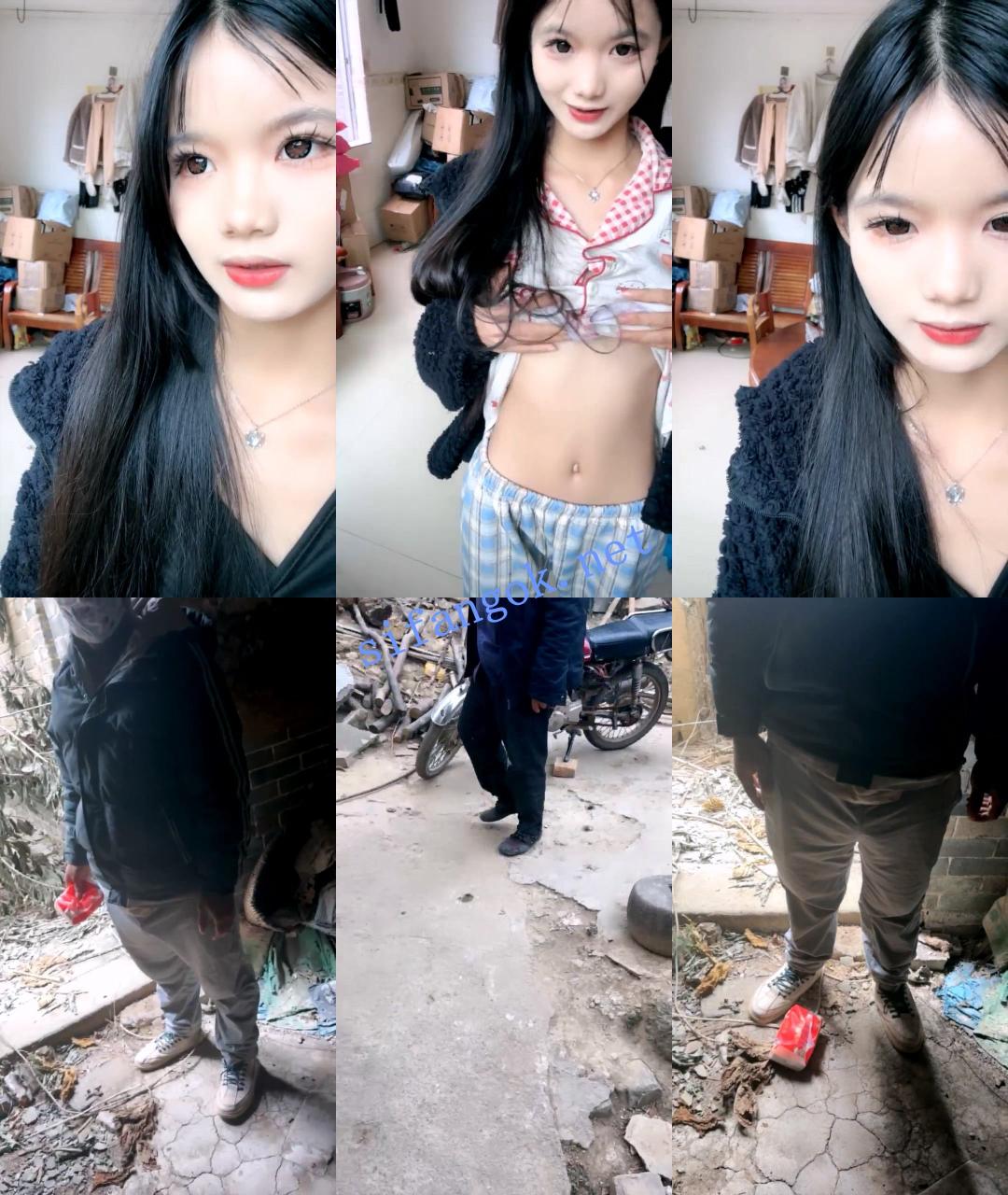 ♆【水嫩宝宝】农村美少女~! 沟搭油腻大叔~户外无套狂操~爽 5