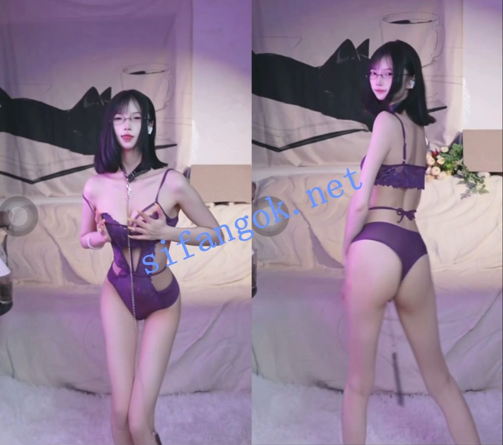 【B站】芥子柒鸭 情趣内衣 胸贴 定制骚舞 1V【1V】【139M】 4