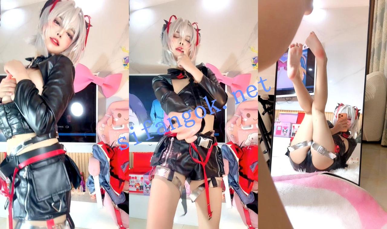 ⚡20小时核弹！【张晚萌】二次元cosplay各种服装道具爽歪歪~ 12