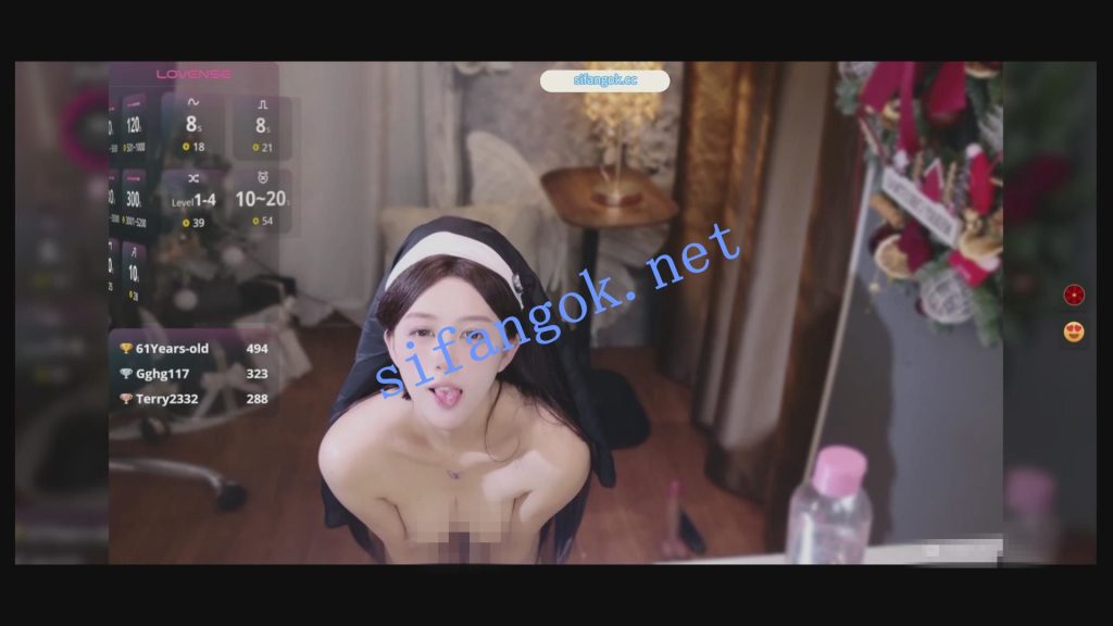 【ST】❤️御姐女神Honey-wanning超大阳具修女装 喷水开票大秀【1V】【1.2G】 1