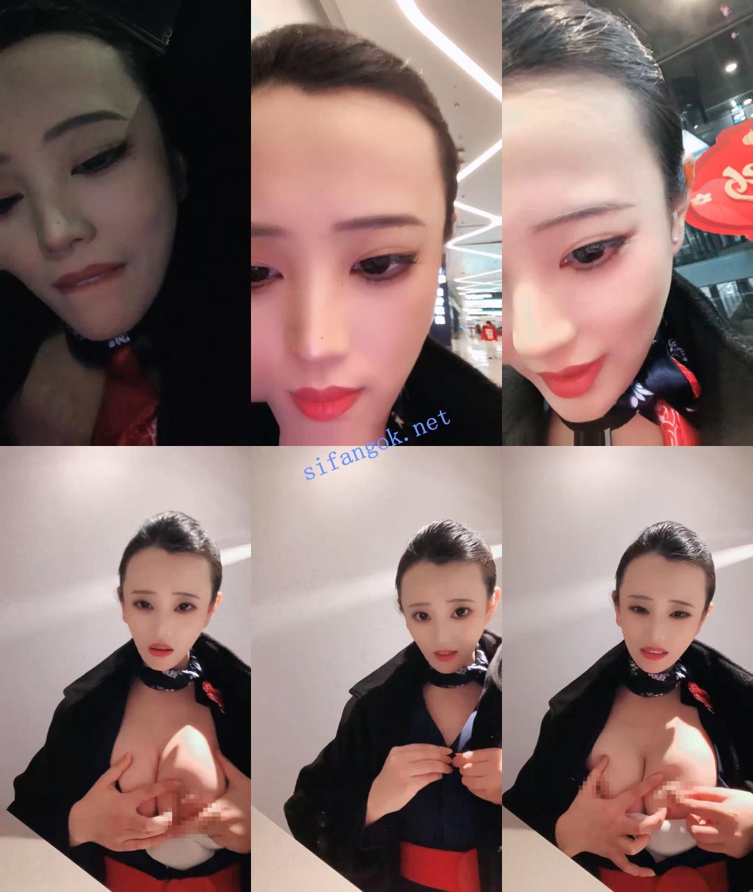 ♆♆【小鱼糕冷】巨乳空姐~! 跳蛋道具自慰~无套啪啪~颜射~2 1