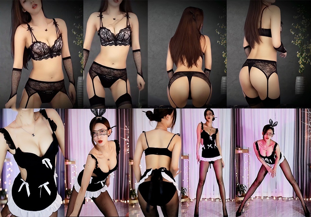 【可在线观看】‼️斗鱼 伊娃月 风骚御姐情趣丁字舞蹈定制（2V）无水印收藏版【2V】【682M】 2