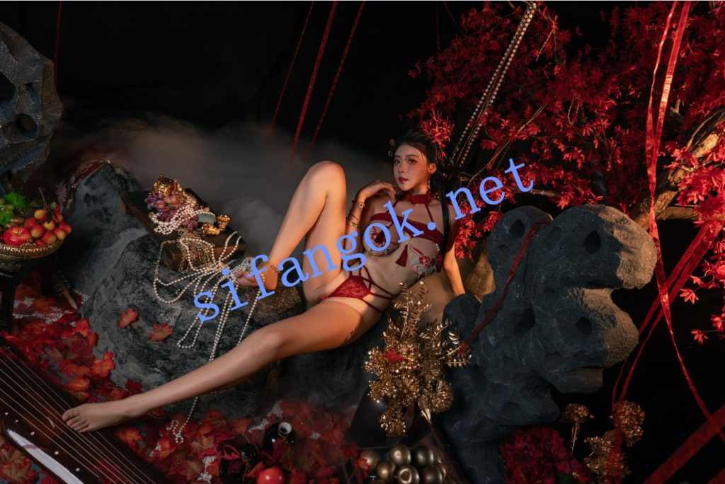 顶级颜值 奈汐酱 最新古风流丹，超大尺度直接看到逼了【80P1V】【3.1G】 11