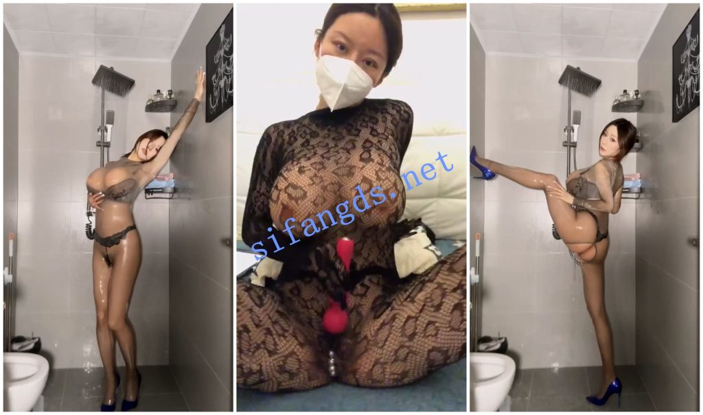 【快手福利】极品网红脸女神【臻妮】湿身骚舞道具自慰【13V】【479M】 2