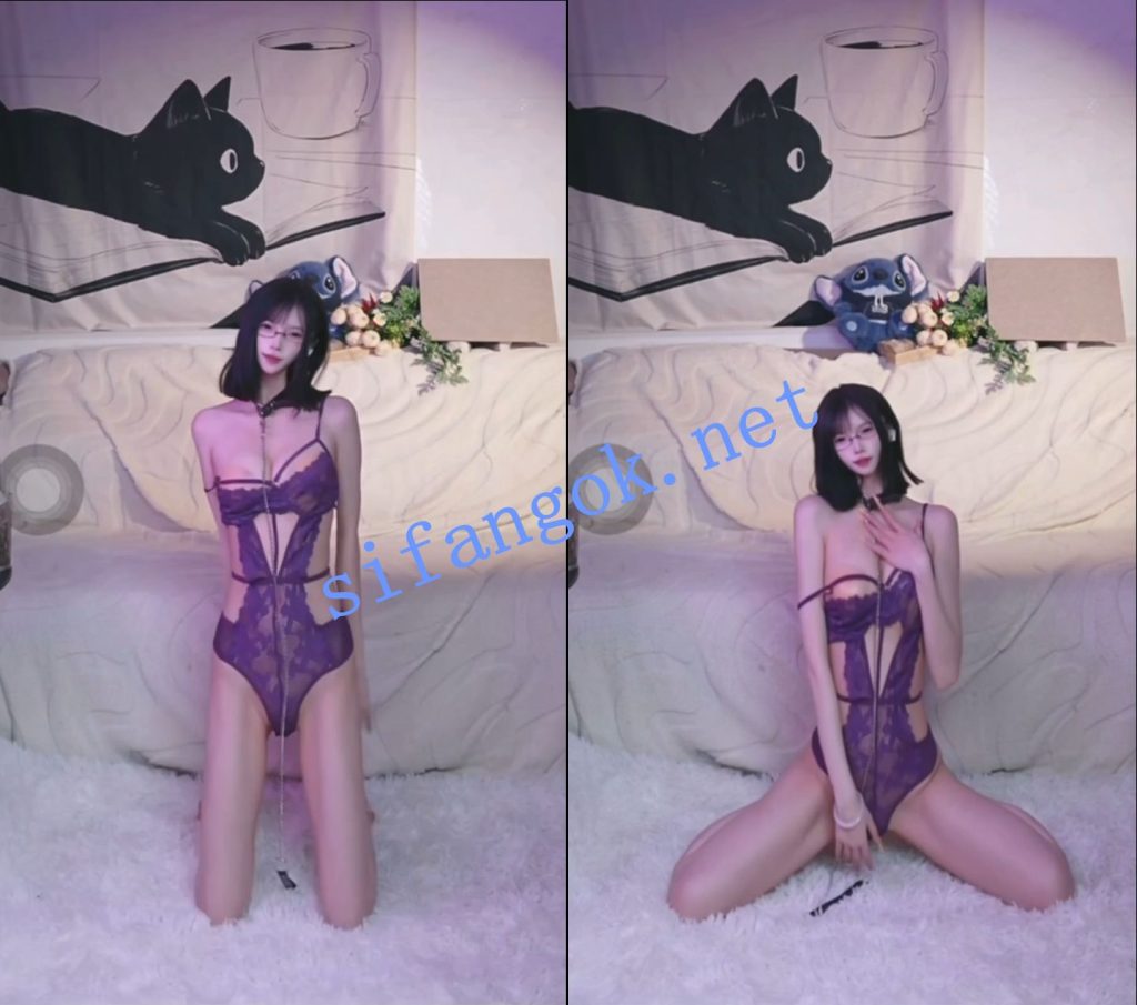 【B站】芥子柒鸭 情趣内衣 胸贴 定制骚舞 1V【1V】【139M】 6