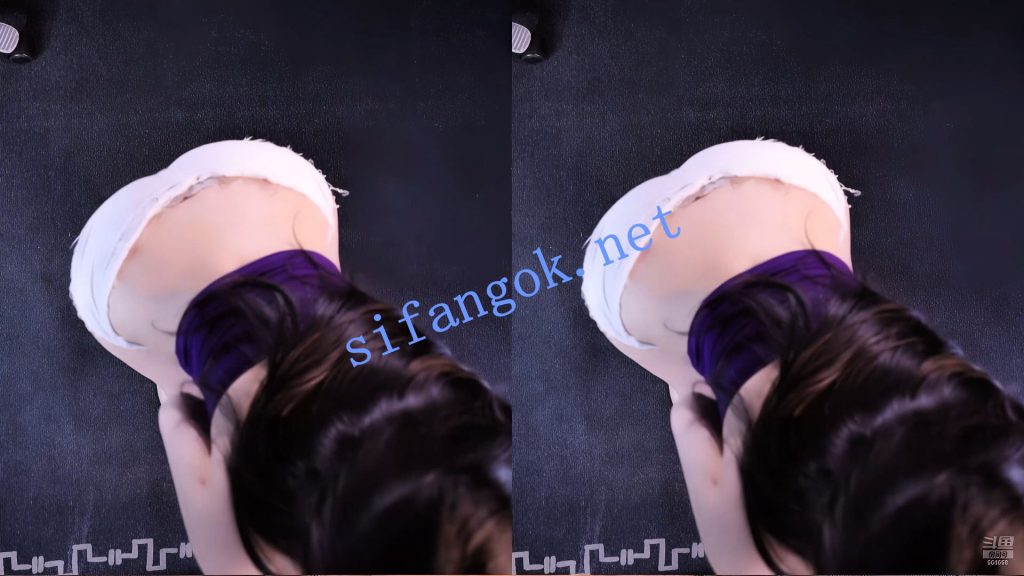 【虎牙】小酒窝翁馨 最新擦边骚舞8V，肥臀勒出三角短裤【8V】【898M】 19