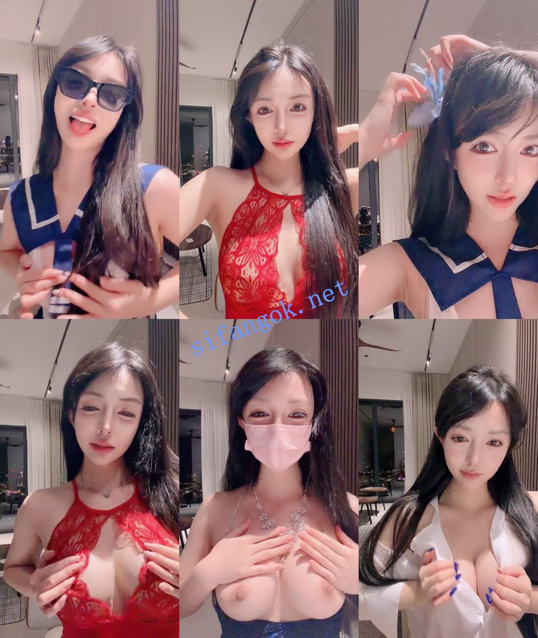 ♆【灵羽合】鹅美美!绿播女神~抖音裸舞~阳台露出~道具喷水! 9